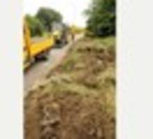 Barrier built to keep out travellers from unauthorised spot in...